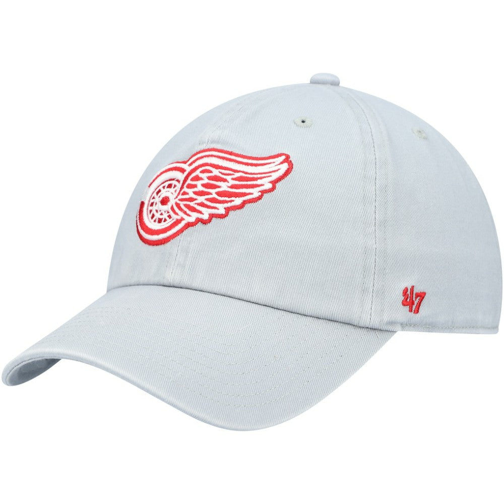 Detroit Red Wings '47 Team Clean Up Adjustable Hat Gray