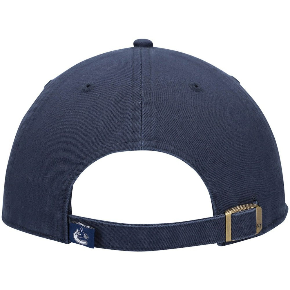 Vancouver Canucks '47 Team Clean Up Adjustable Hat Navy