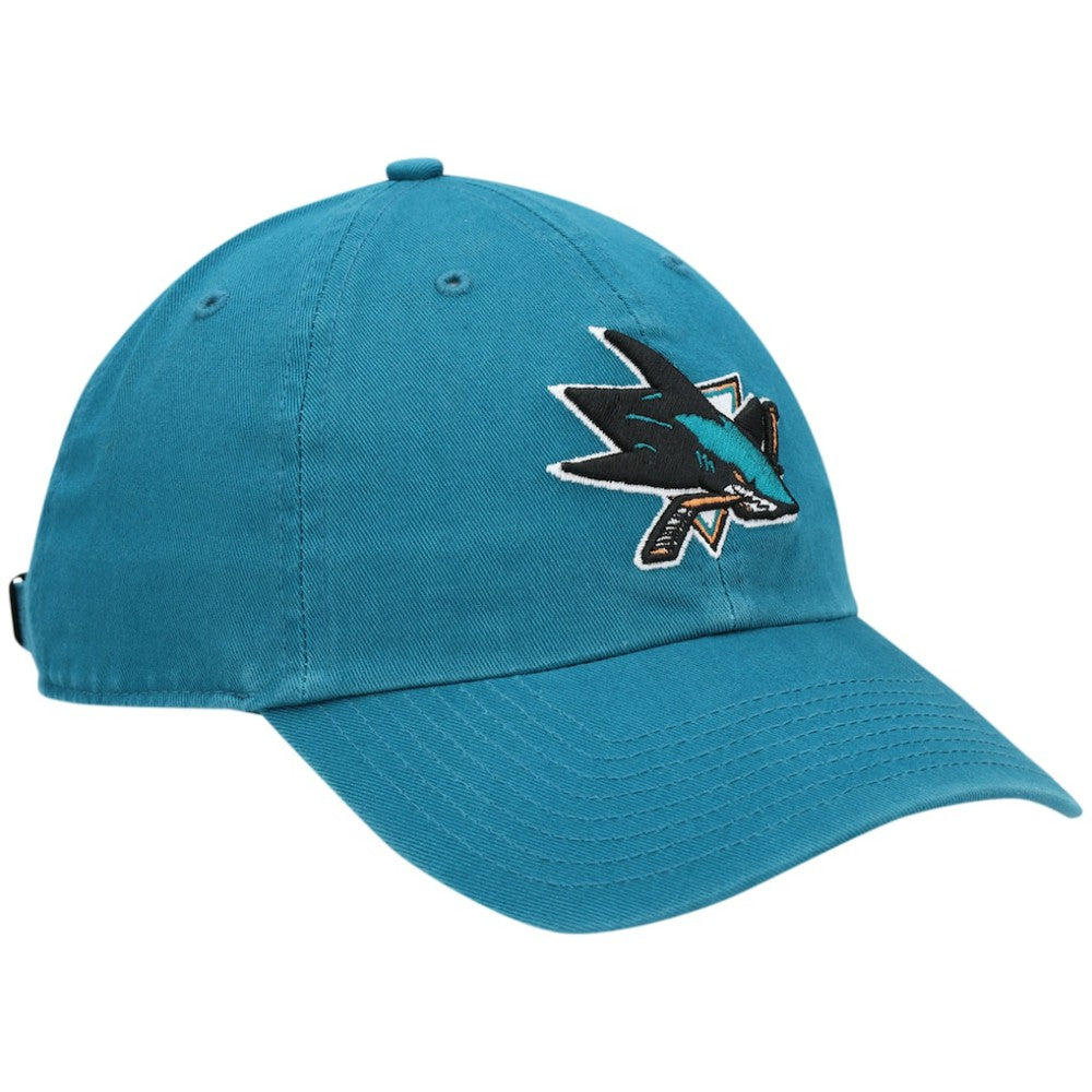 San Jose Sharks '47 Team Clean Up Adjustable Hat Teal