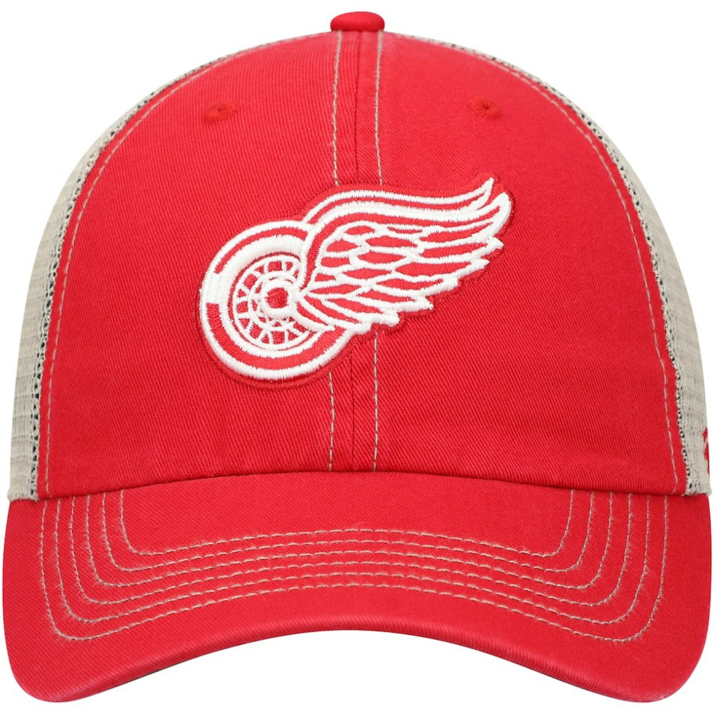 Detroit Red Wings '47 Trawler Clean Up Trucker Snapback Hat Red