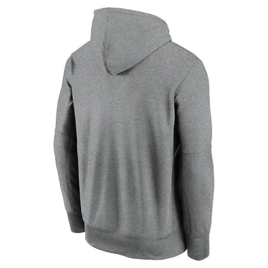 San Francisco 49ers Wordmark Performance Pullover Hoodie - Charcoal | Nike outlet