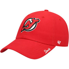New Jersey Devils '47 Women's Team Miata Clean Up Adjustable Hat Red