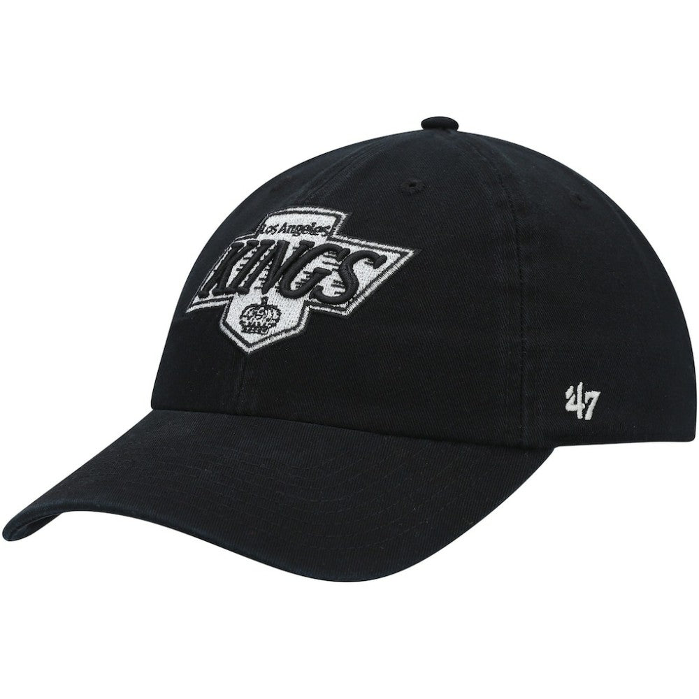 Los Angeles Kings '47 Team Clean Up Adjustable Hat Black