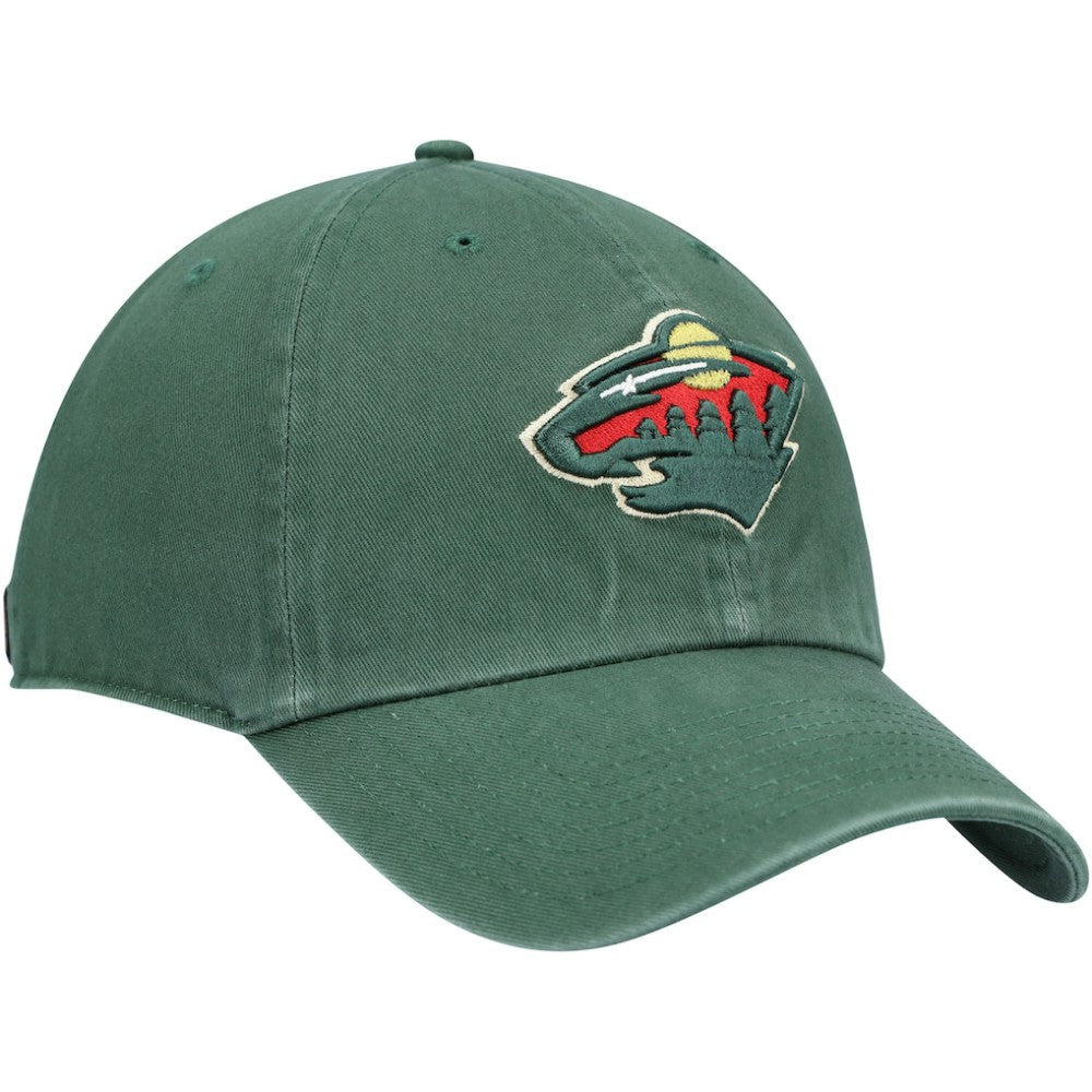 Minnesota Wild '47 Team Clean Up Adjustable Hat Green
