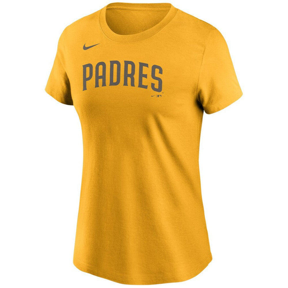 Fernando Tatís Jr. San Diego Padres Women's Name & Number T-Shirt - Gold | Nike