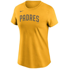 Fernando Tatís Jr. San Diego Padres Women's Name & Number T-Shirt - Gold | Nike