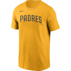 Fernando Tatis Jr. San Diego Padres Name & Number T-Shirt - Gold | Nike