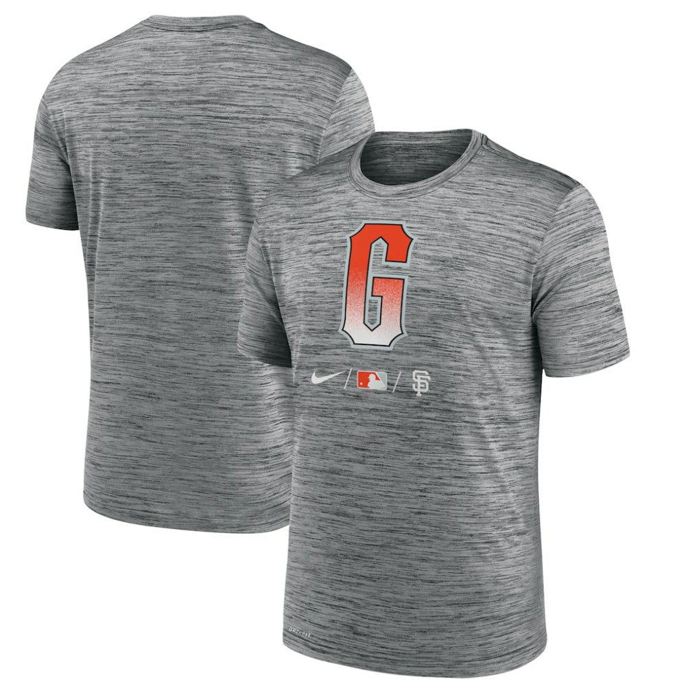 San Francisco Giants City Connect Practice T-Shirt - Anthracite | Nike