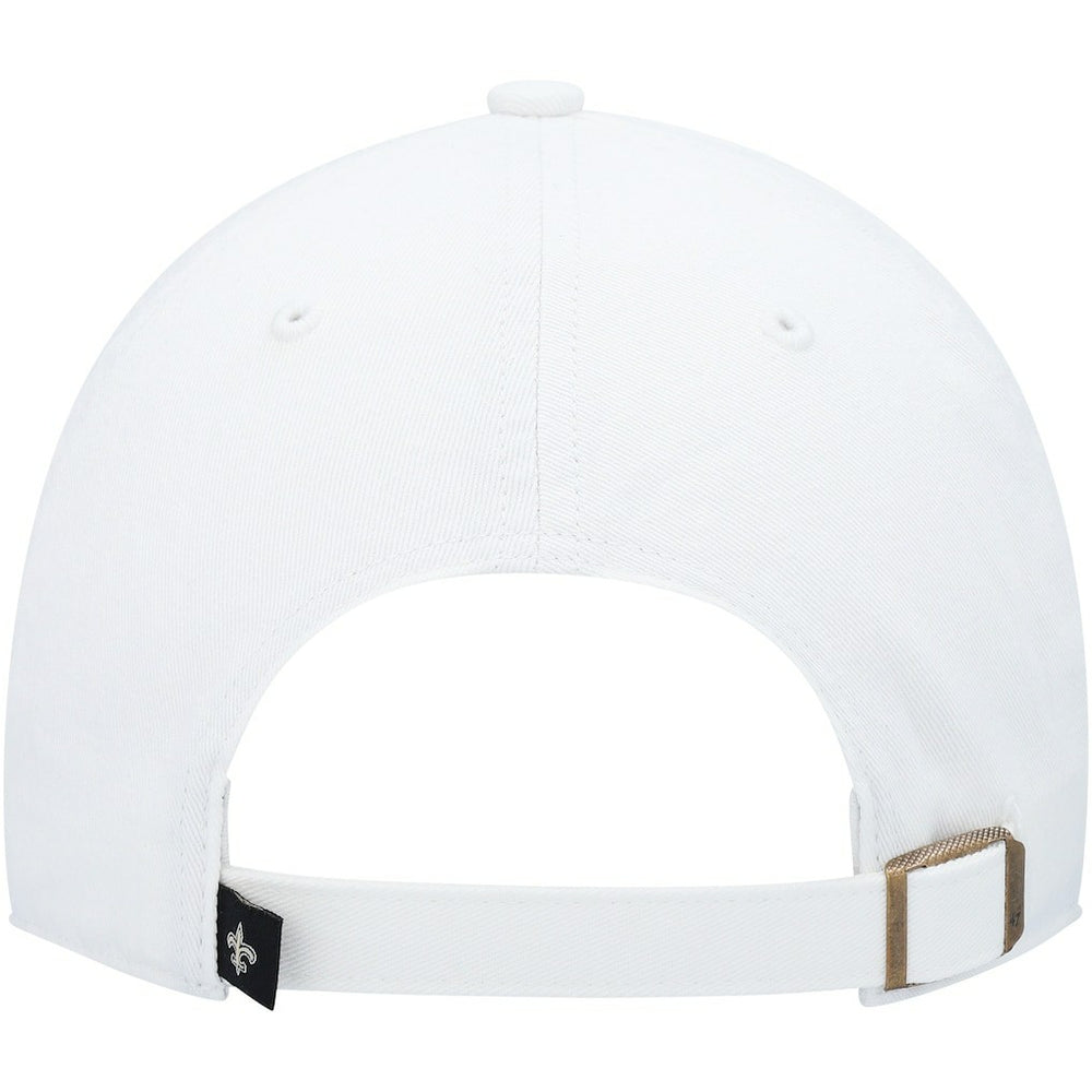 New Orleans Saints '47 Logo Clean Up Adjustable Hat - White sale