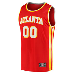 Atlanta Hawks Fast Break Replica Custom Jersey - Icon Edition - Red | Fanatics for sale