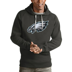 Philadelphia Eagles Antigua Victory Pullover Hoodie - Charcoal online