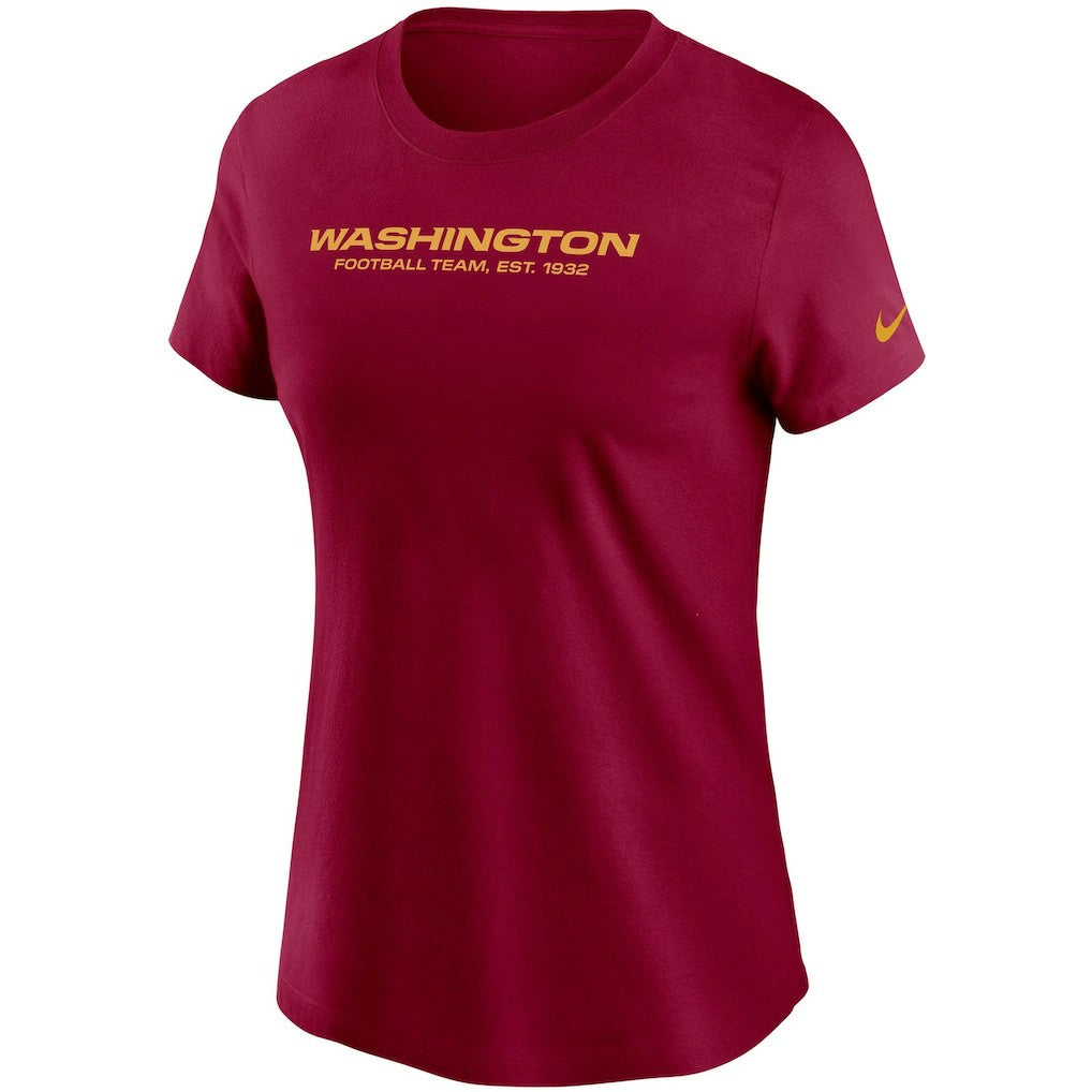 Washington Football Team Women's Logo Essential T-Shirt - Burgundy | Nike cheap