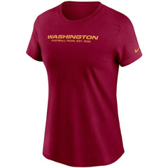 Washington Football Team Women's Logo Essential T-Shirt - Burgundy | Nike cheap