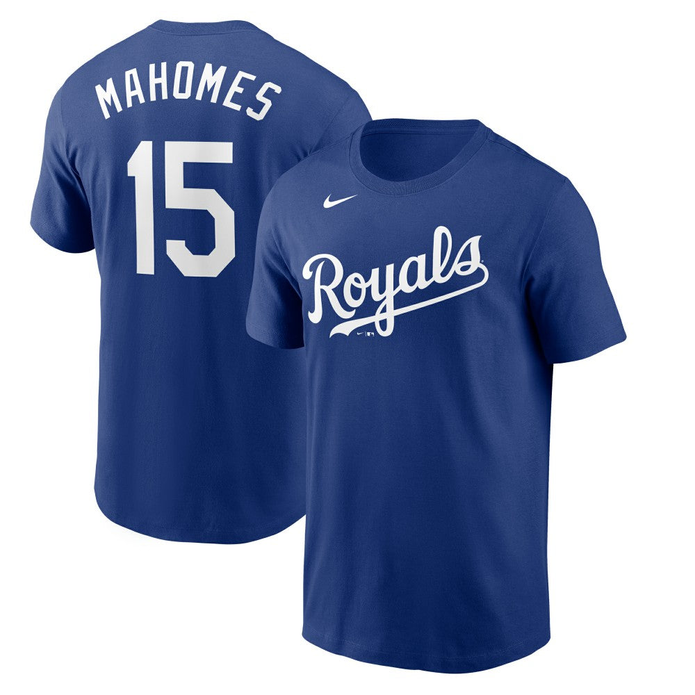 Patrick Mahomes Kansas City Royals Name & Number T-Shirt - Royal | Nike
