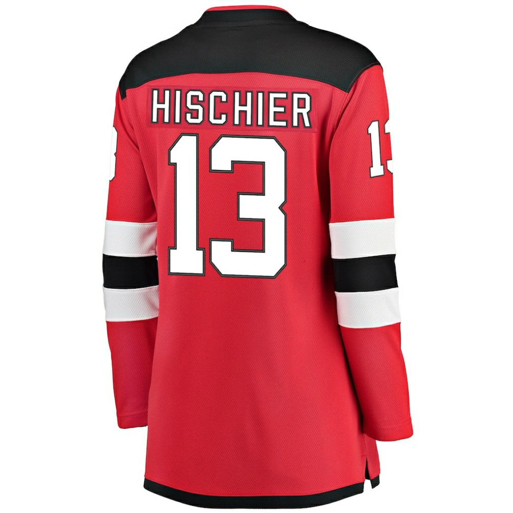 Nico Hischier New Jersey Devils Fanatics Women's Breakaway Home Player Jersey Red