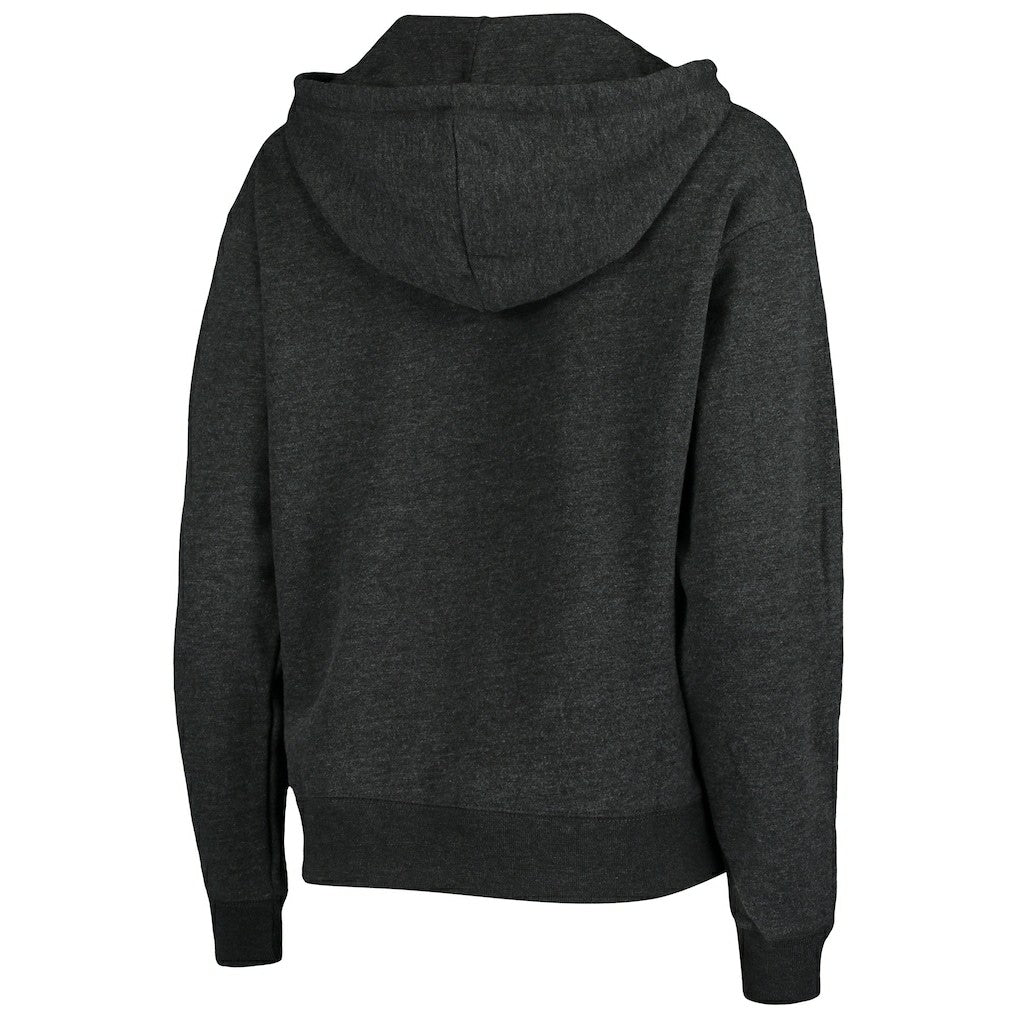 New Orleans Saints '47 Women's Cross Script Emerson Hoodie - Heather Charcoal sale