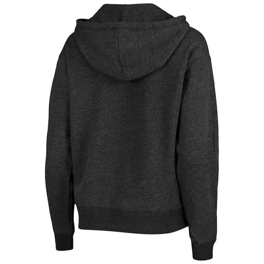 New Orleans Saints '47 Women's Cross Script Emerson Hoodie - Heather Charcoal sale