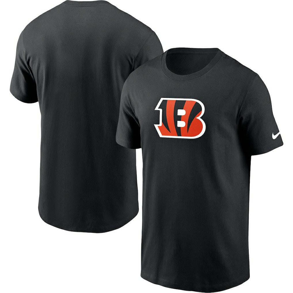 Cincinnati Bengals Primetime Logo Essential T-Shirt - Black | Nike for sale