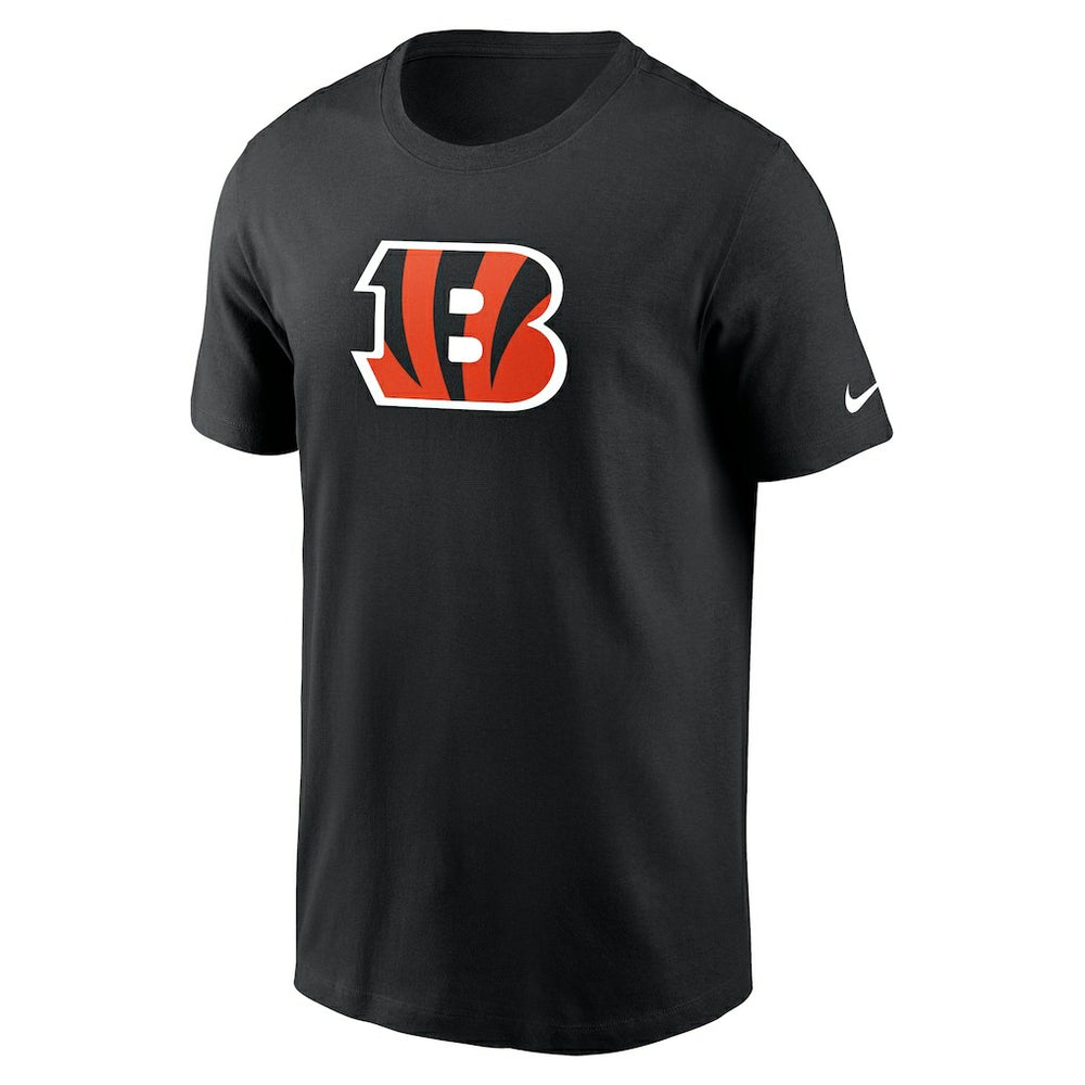 Cincinnati Bengals Primetime Logo Essential T-Shirt - Black | Nike for sale