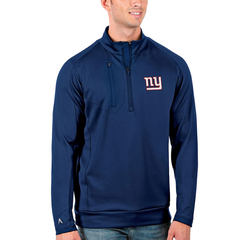 New York Giants Antigua Generation Quarter-Zip Pullover Jacket - Royal outlet