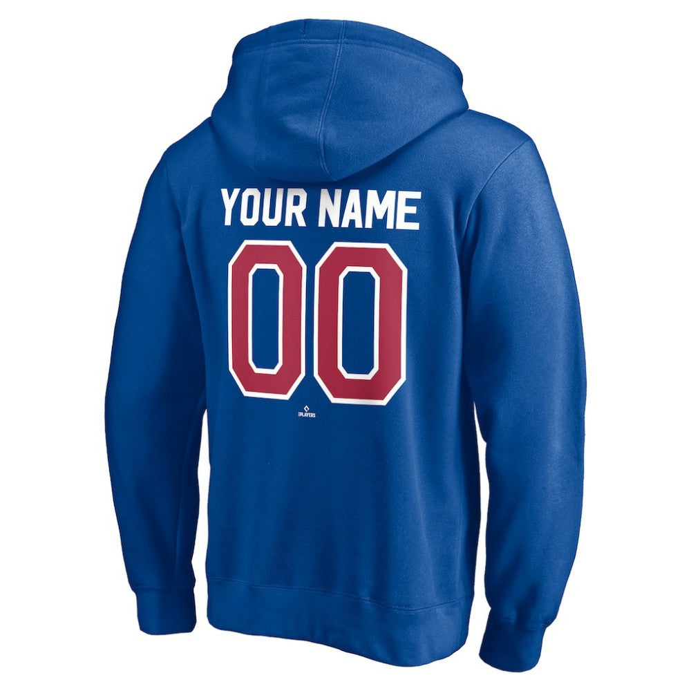 Atlanta Braves Cooperstown Winning Streak Personalized Name & Number Pullover Hoodie - Royal
