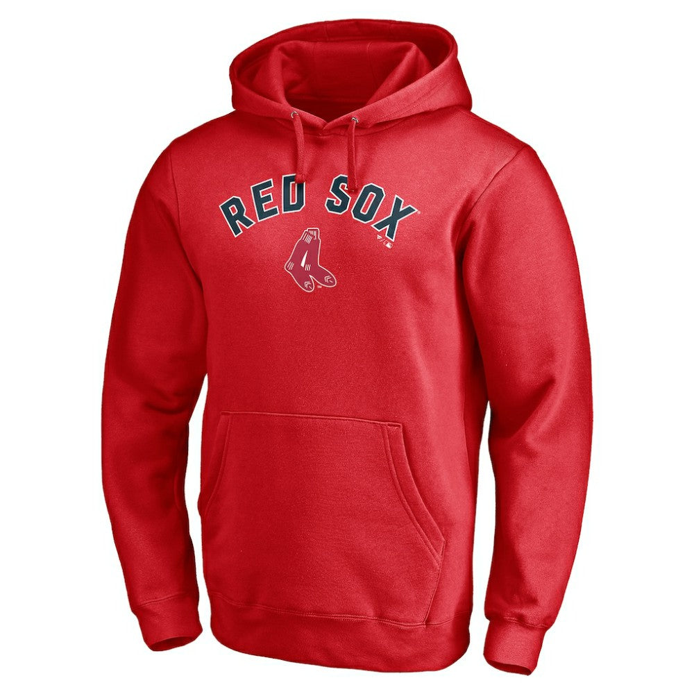 Boston Red Sox Cooperstown Winning Streak Personalized Name & Number Pullover Hoodie - Red
