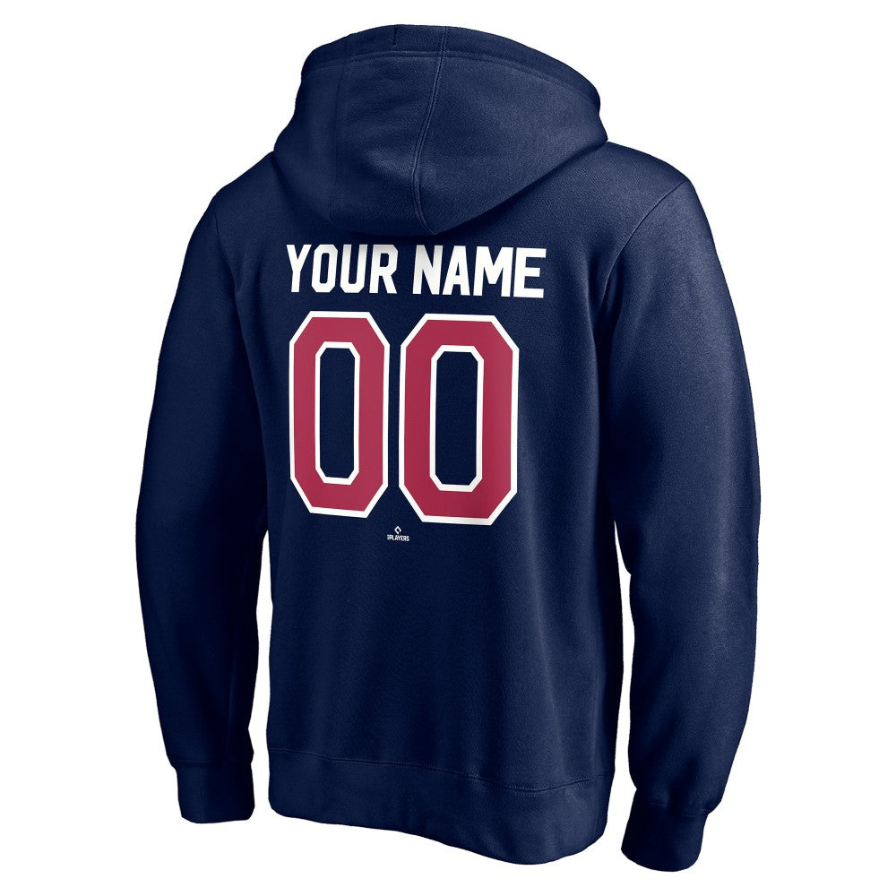 Los Angeles Angels Cooperstown Winning Streak Personalized Name & Number Pullover Hoodie - Navy