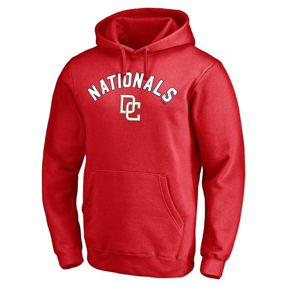 Washington Nationals Cooperstown Winning Streak Personalized Name & Number Pullover Hoodie - Red