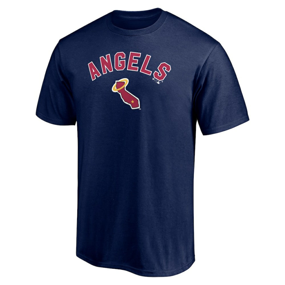 Los Angeles Angels Cooperstown Winning Streak Personalized Name & Number T-Shirt - Navy