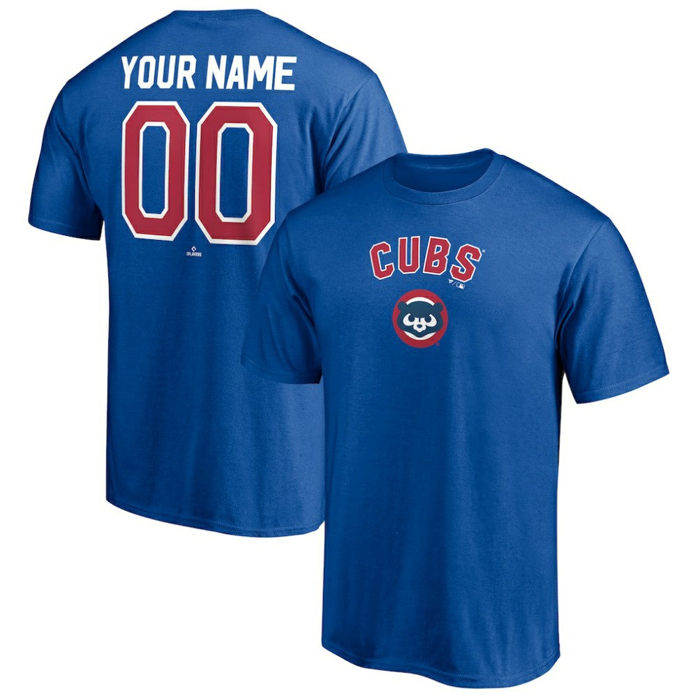Chicago Cubs Cooperstown Winning Streak Personalized Name & Number T-Shirt - Royal