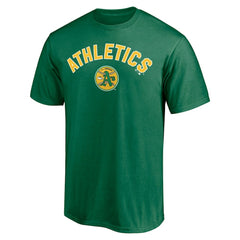 Athletics Cooperstown Winning Streak Personalized Name & Number T-Shirt - Kelly Green