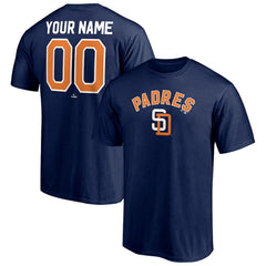 San Diego Padres Cooperstown Winning Streak Personalized Name & Number T-Shirt - Navy