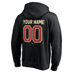 Houston Astros Cooperstown Winning Streak Alternate Personalized Name & Number Pullover Hoodie - Black