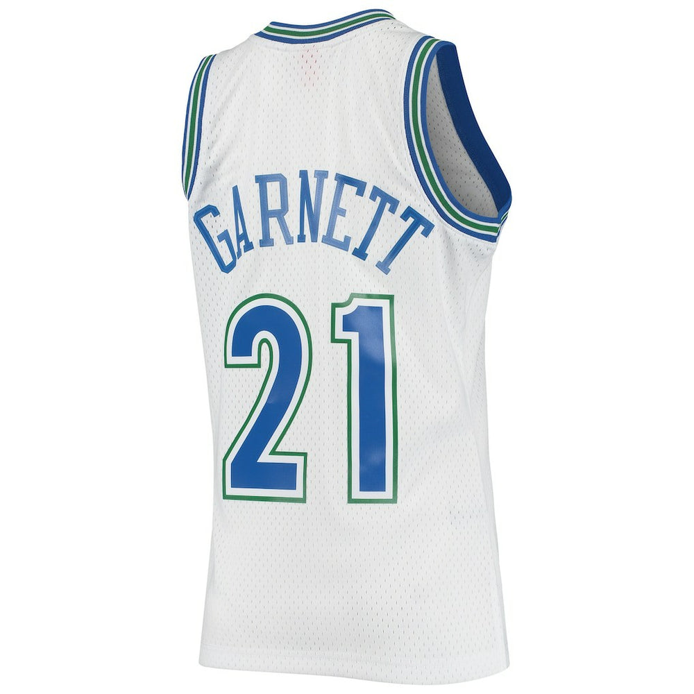 Kevin Garnett Minnesota Timberwolves 1995/96 Hardwood Classics Swingman Jersey - White | Mitchell & Ness outlet