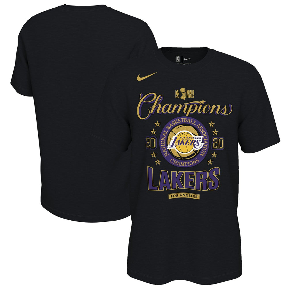 Los Angeles Lakers 2020 NBA Finals Champions Locker Room T-Shirt - Black | Nike outlet