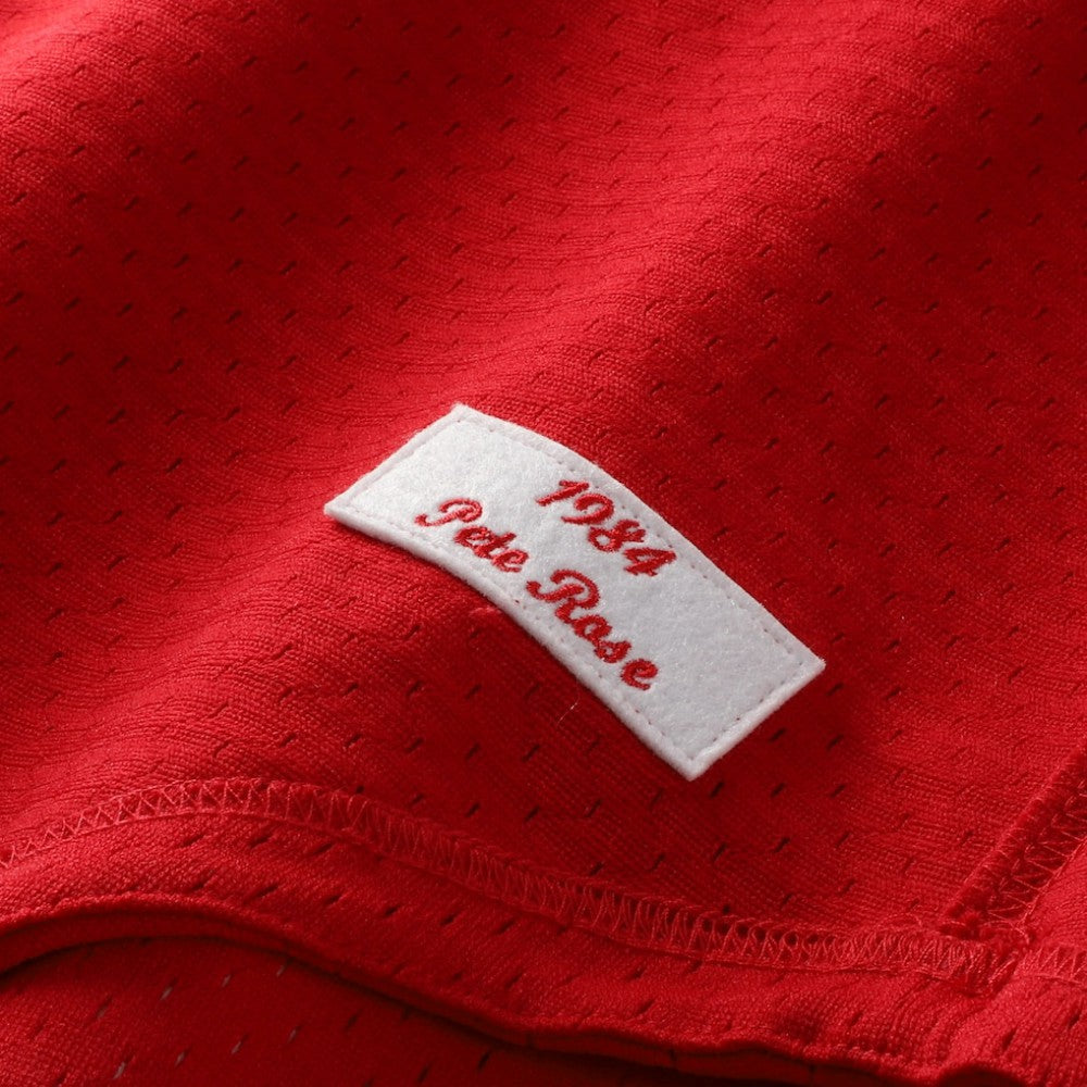 Pete Rose Cincinnati Reds Authentic Batting Practice Jersey - Red | Mitchell & Ness