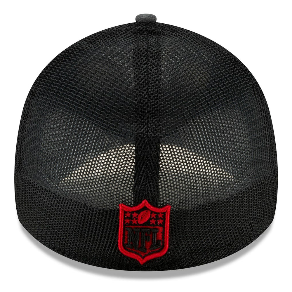 Atlanta Falcons New Era 2021 NFL Draft Trucker 39THIRTY Flex Hat - Graphite/Black cheap