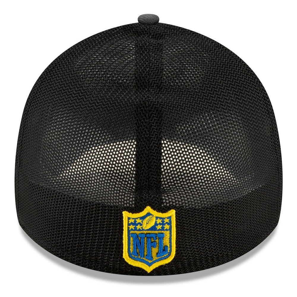 Los Angeles Rams New Era 2021 NFL Draft Trucker 39THIRTY Flex Hat - Graphite/Royal online