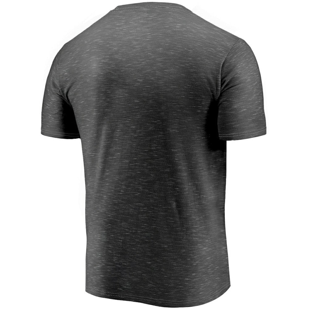 Boston Red Sox Official Logo Space Dye T-Shirt - Charcoal