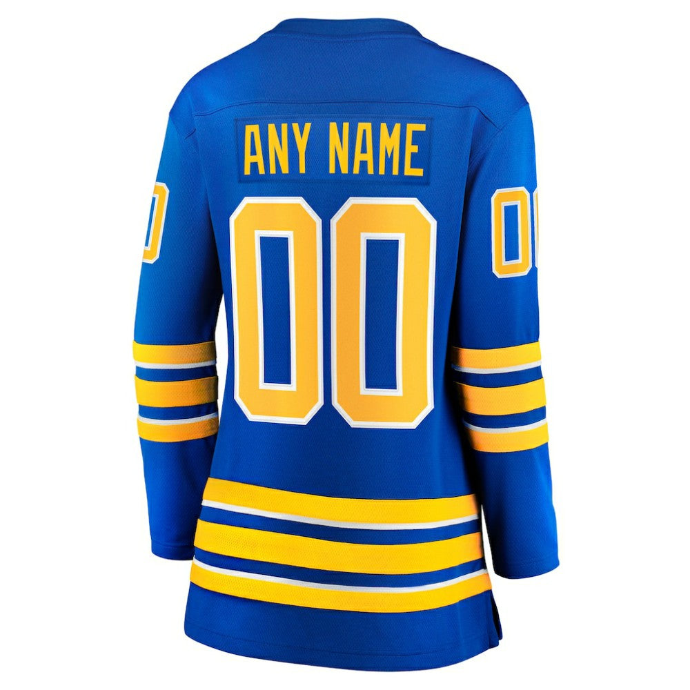 Buffalo Sabres Fanatics Women's Home Breakaway Custom Jersey Royal