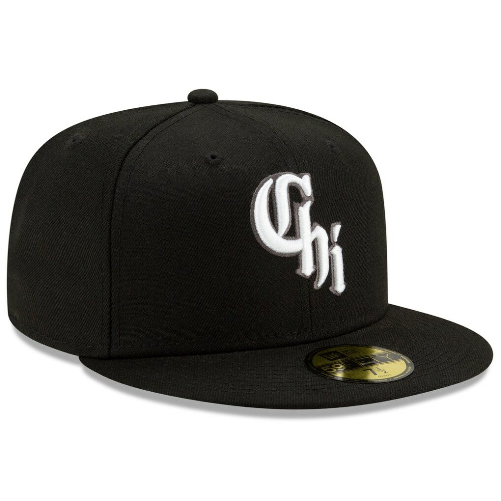 Chicago White Sox 2021 City Connect 59FIFTY Fitted Hat - Black | New Era