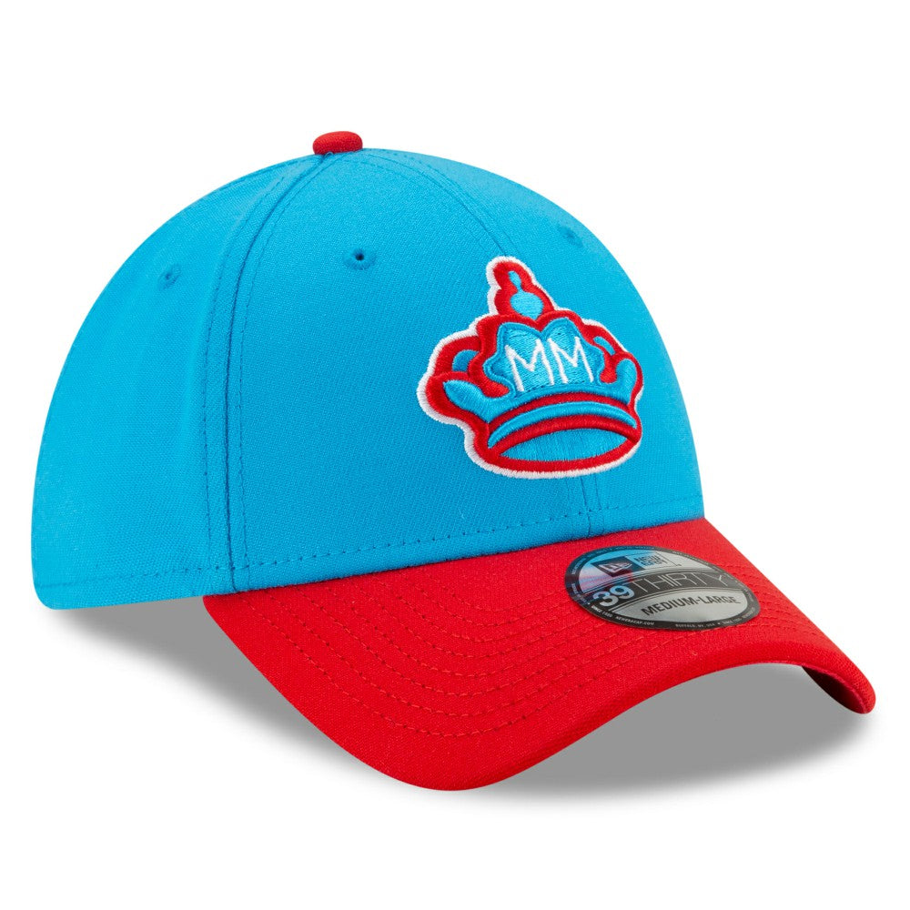 Miami Marlins 2021 City Connect 39THIRTY Flex Hat - Blue/Red | New Era