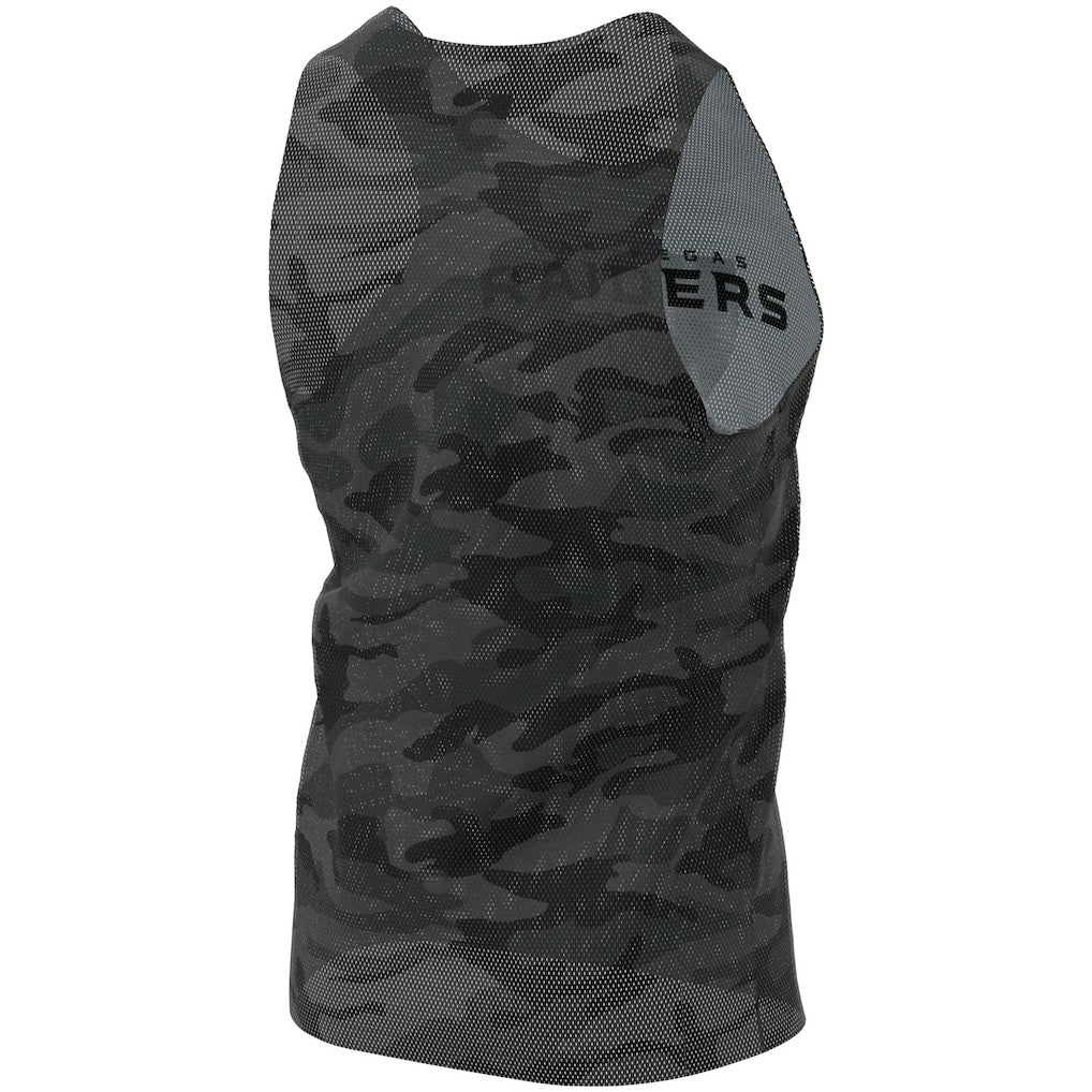 Las Vegas Raiders FOCO Reversible Mesh Tank Top - Black/Gray cheap