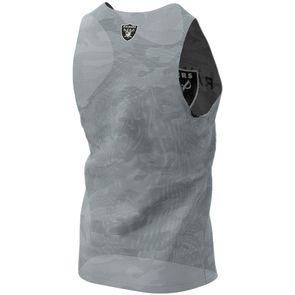 Las Vegas Raiders FOCO Reversible Mesh Tank Top - Black/Gray cheap