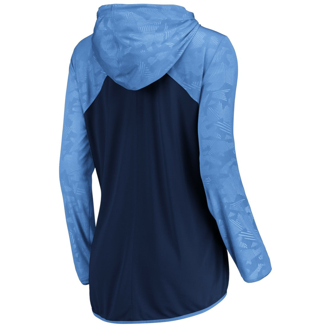 Tennessee Titans Women's Forever Fan Full-Zip Hoodie - Navy/Light Blue on sale