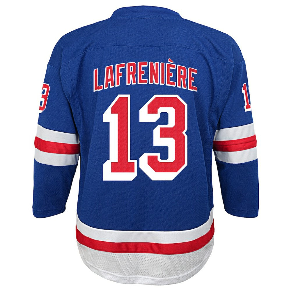 Alexis Lafreniere New York Rangers Youth Home Replica Player Jersey Blue
