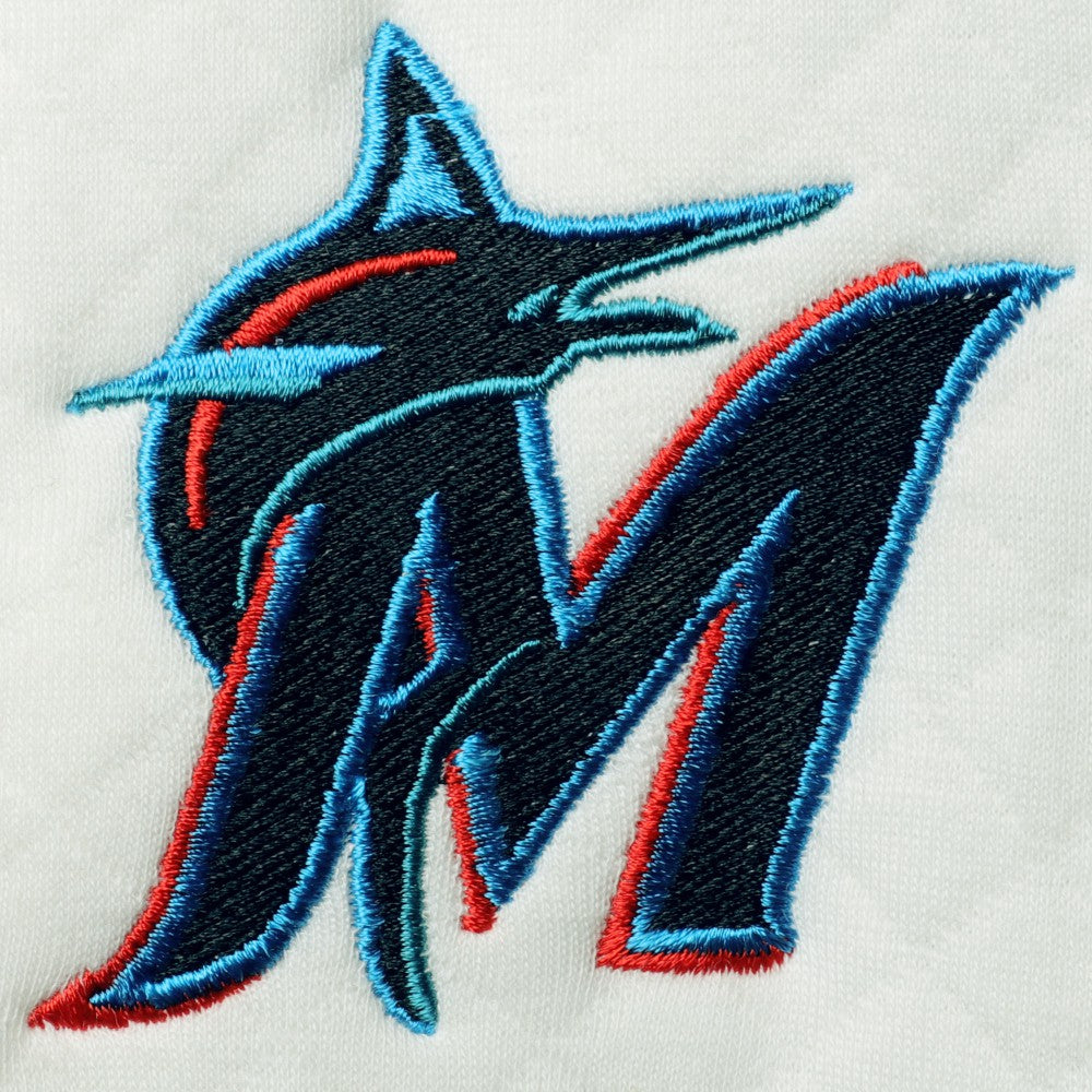 Miami Marlins Concepts Sport Women's Quilted Pullover Sweatshirt - White/Cream