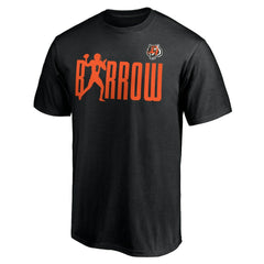 Joe Burrow Cincinnati Bengals Checkdown T-Shirt - Black for sale