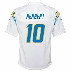Justin Herbert Los Angeles Chargers Youth Game Jersey - White | Nike discount