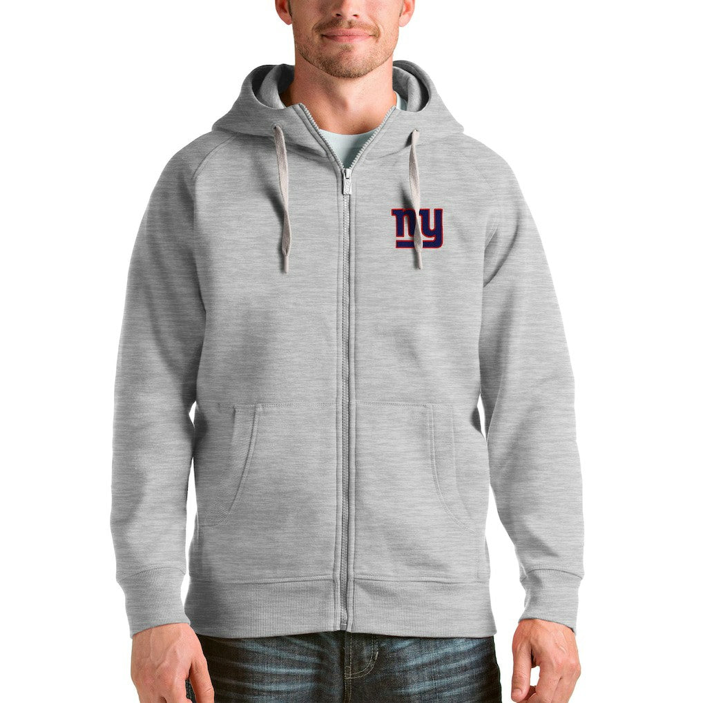 New York Giants Antigua Victory Full-Zip Hoodie - Heather Gray outlet